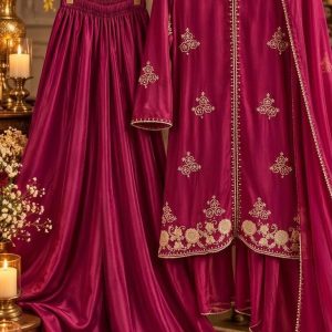 3 pc buttersilk pure stuff with handwork